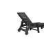 Chaise longue d'extérieur avec texture en bois-1998838347