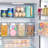 5 Pack 1.6L Airtight Food Storage Containers, 1.5Qt Plastic Storage Boxes For Organiziting Kitchen With Labels And Measuring Bottles, For Cereals, Beans,Sugar, Flour