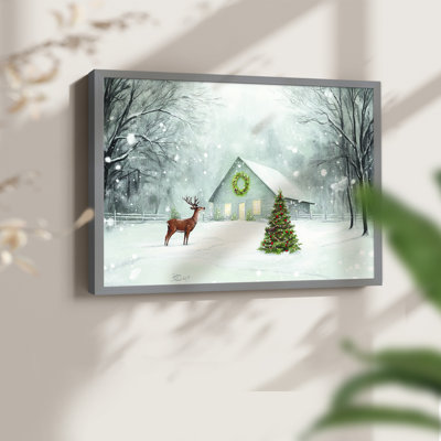 Art de Noël - XCVI - Reproduction encadrée - Restickable