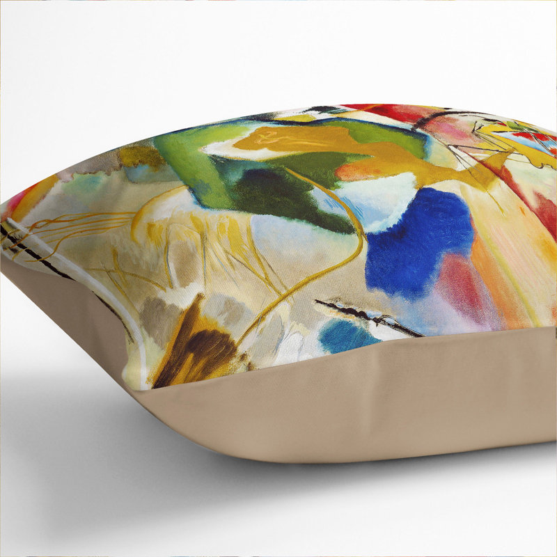 Square Throw Cushion, 40cm H x 40cm W x 15cm D, Stone