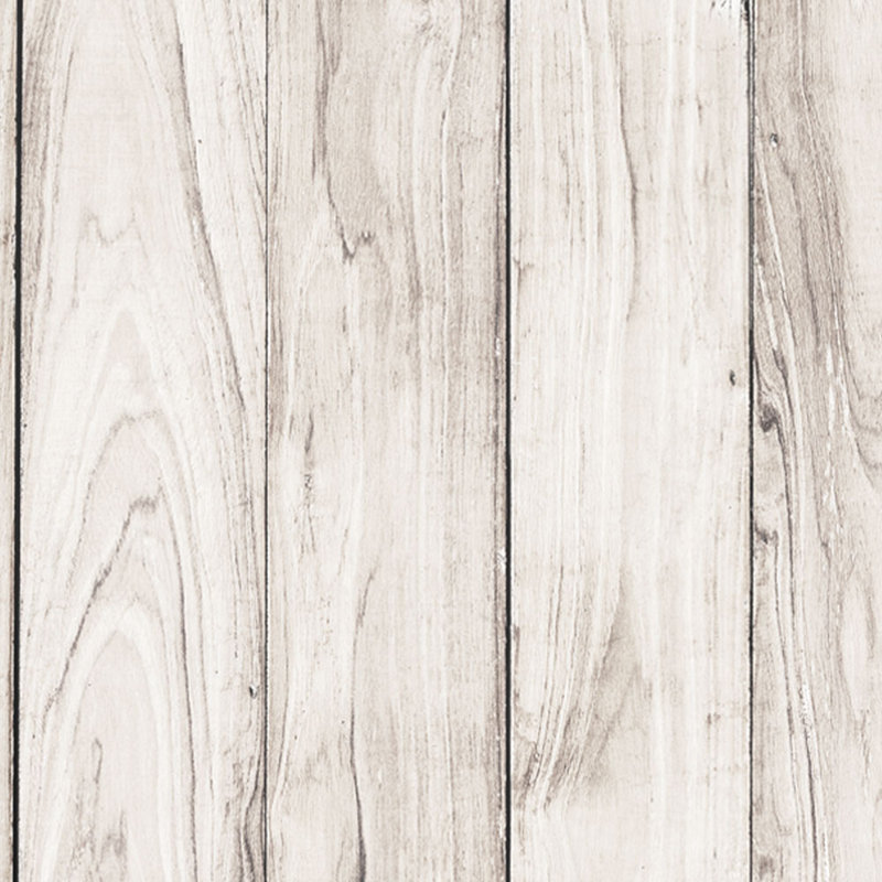 Carreau de papier peint adhésif à peindre et colle en bois, L 2 pi x L 18 pi, Blanc