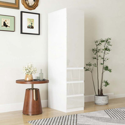 Large Kitchen Pantry Storage Cabinet – Modern Minimalist Food Pantry Cabinet With Doors, Shelves, And Drawers by Latitude Run