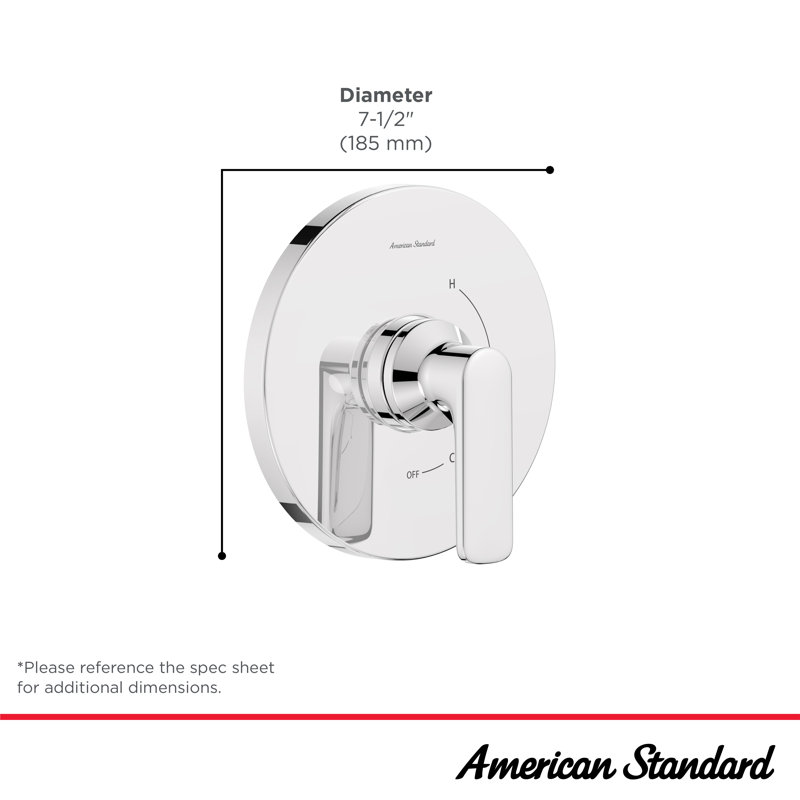 ASPIRATIONS Pressure Balance Valve Trim with Cartridge, Brushed Nickel