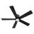 52''  5 - Blade LED Smart Standard Ceiling Fan with Remote Control and Light Kit Included.