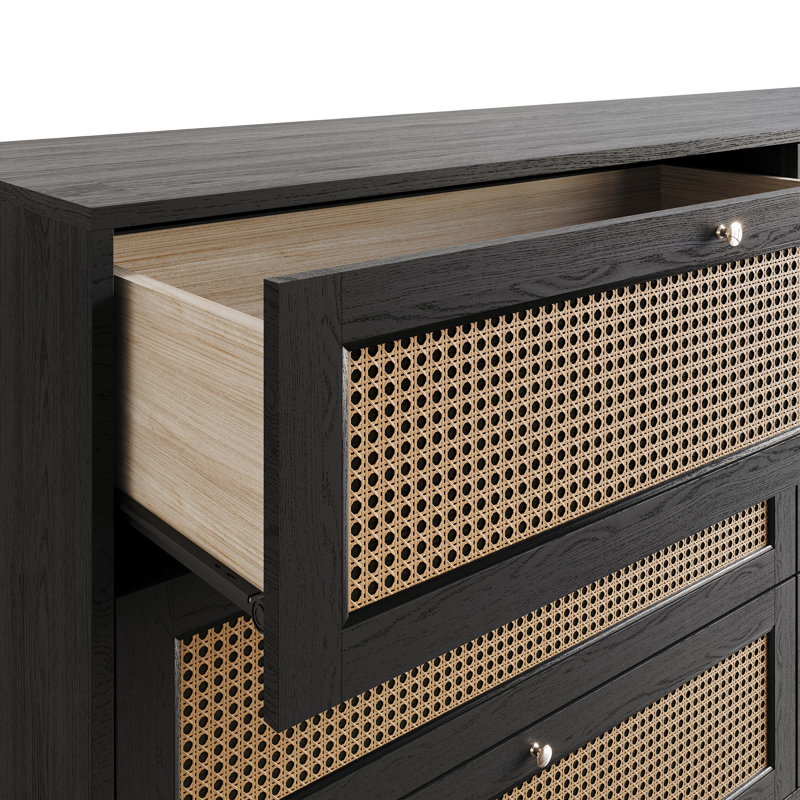 Table de chevet Porston, Noir