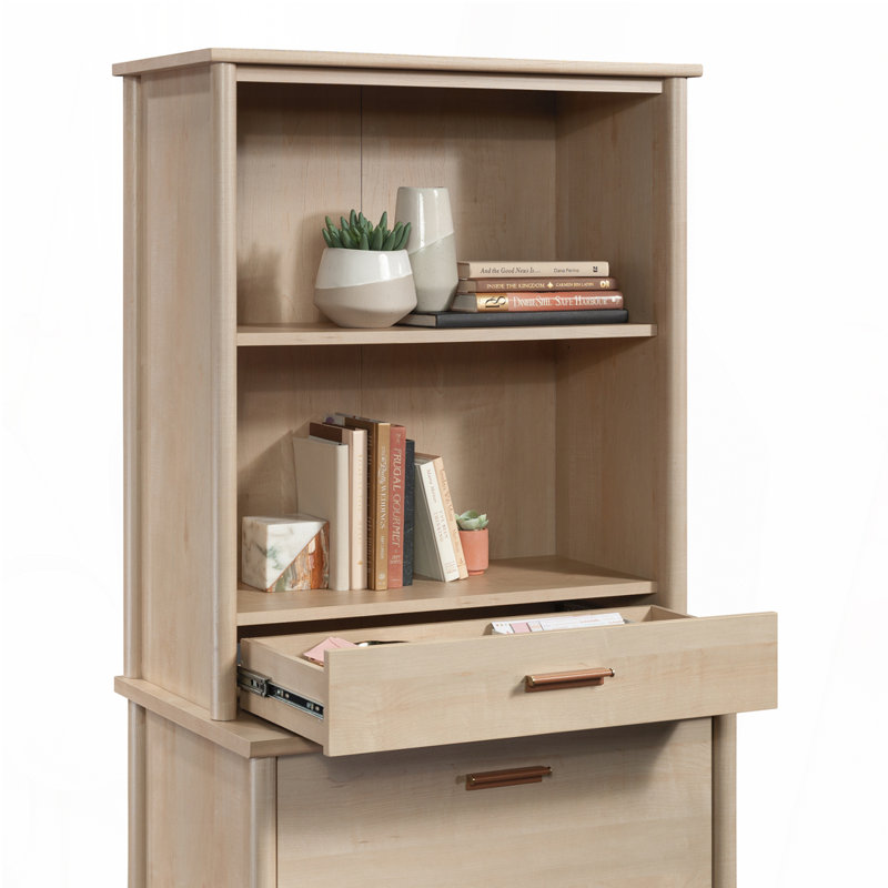 Library Hutch, Brown finish