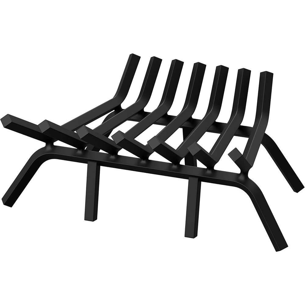 Fireplace Log Grate, 6" H x 15" W x 22" D