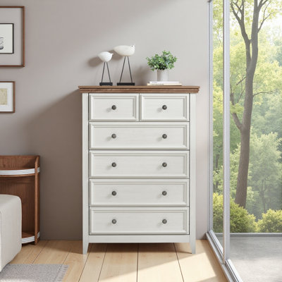 Commode moderne à 6 tiroirs, commode à tiroirs et rangement à vêtements pour le salon
