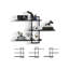 57 cm W Solid Wood Wall Mounted Shelving Unit-14113725