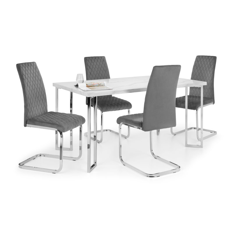 Savana 4 - Person Dining Set, Grey