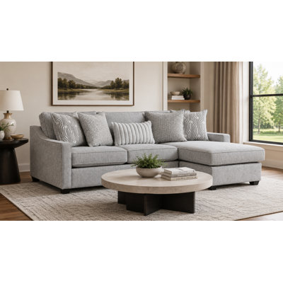 Canapé modulaire réversible de 96 po Cherisse
