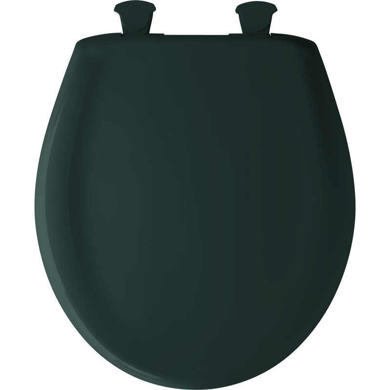 Round Toilet Seat and Lid, Teal