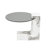White Coffee Table with Side Table