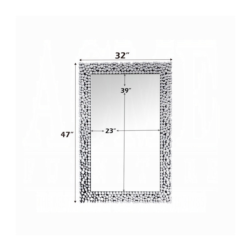Miroir d'appoint Kachina, 47 po x 32 po