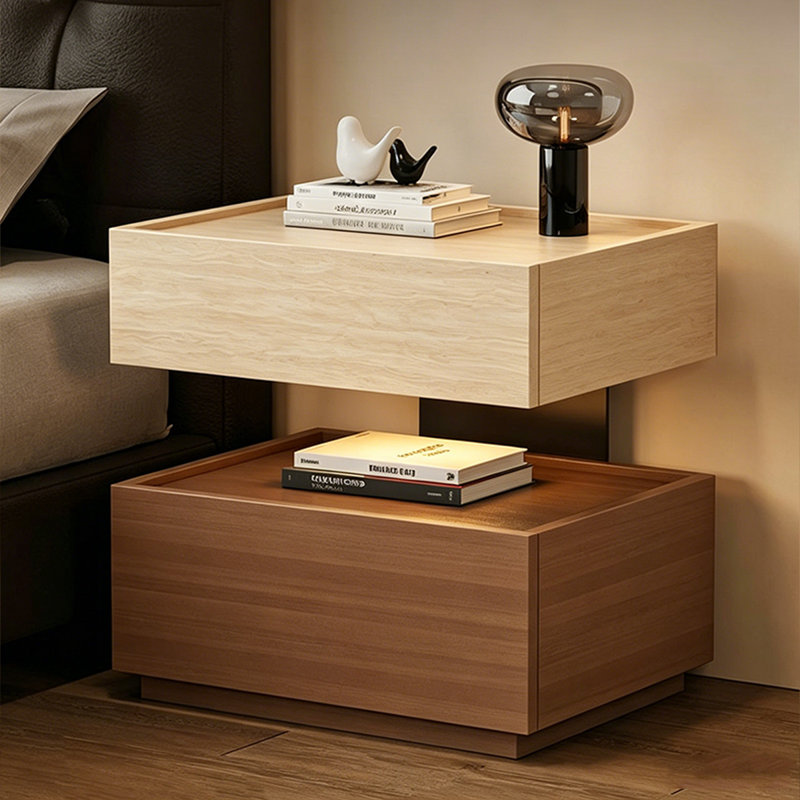 Table de chevet modulaire flottante 11,81 po avec plusieurs mouvements