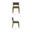 Calder Vegan Leather Dining Side Chair In Espresso-1648949271