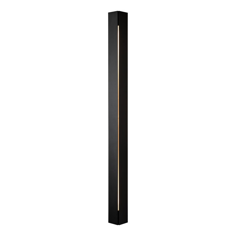 Gallery Outdoor Sconce, 59.5" H x 5.5" W x 4.1" D, Coastal Black