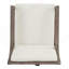 Ensemble de chaises d'extérieur Ensemble de chaises pour l'extérieur, patio, jardin, bois brun noir et coussin beige