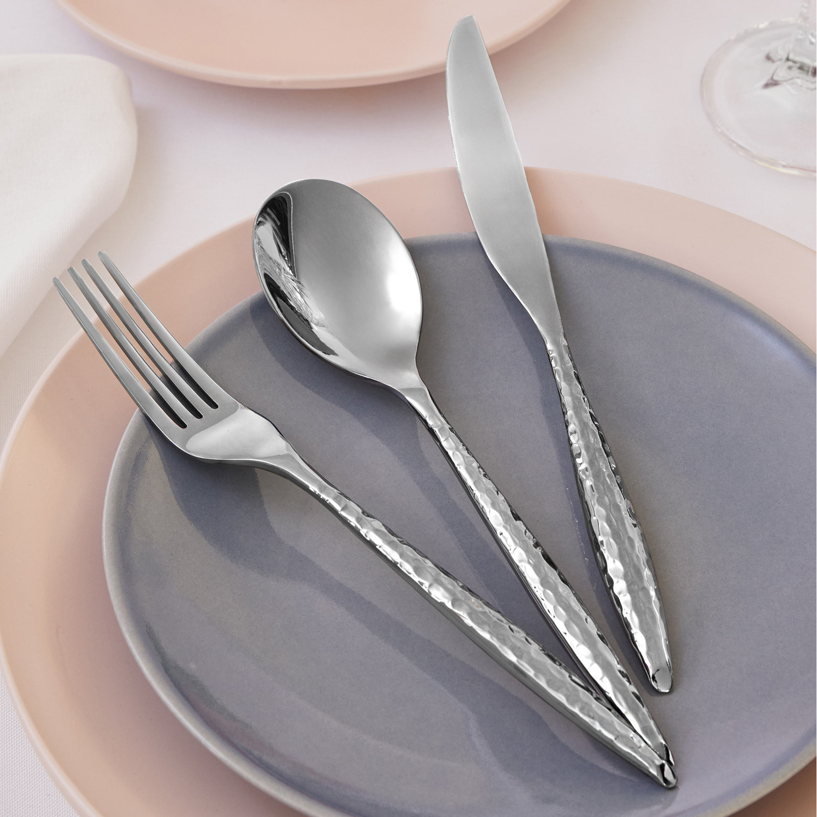 Avellino 20 Piece 18/10 Stainless Steel Flatware Set, Service for 4, Mirror
