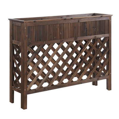 Jackson Wood Elevated Planter
