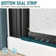 FPivot 29.5 - 31 W x 72 H in. Pivot Shower Door with 1/4'' Tempered Glas