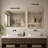 Metal Framed Rectangular Bathrrom Mirror for Wall-584160856-584160863