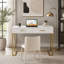 Bureau d'ordinateur de 99 cm avec tiroirs, bureau d'écriture moderne, bureau d'étude