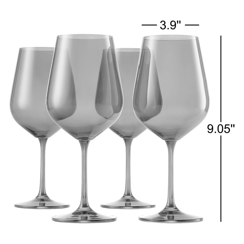 Vin rouge transparent Amelia 23 oz, Pêche