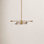 Jordy 6 - Light Dimmable Sputnik Chandelier