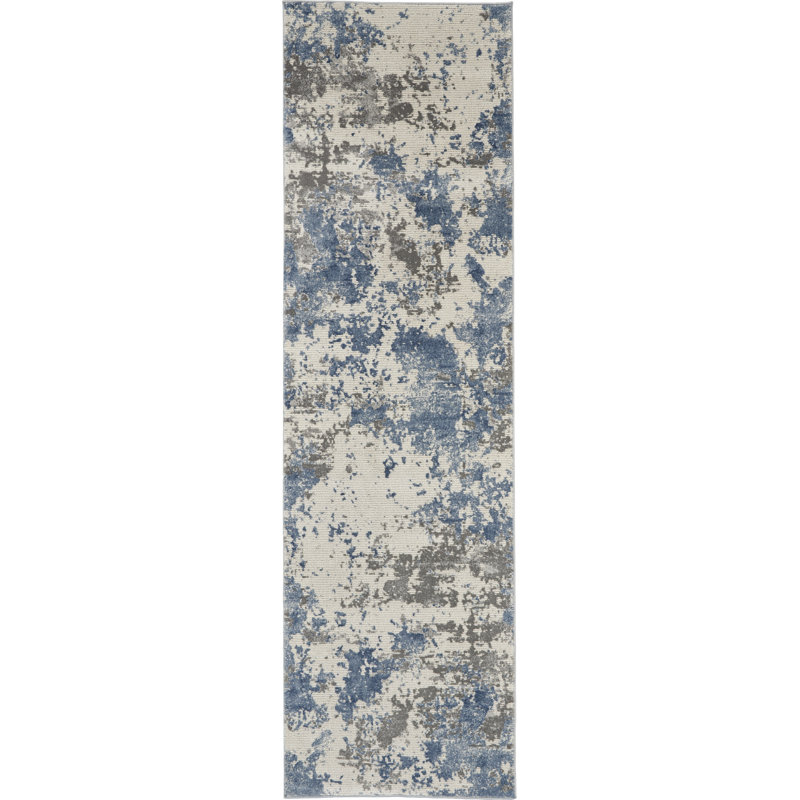 Abstract Indoor Rug, Runner 2'2" x 7'6"