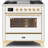 ILVE Majestic II Series 36 inch Dual Fuel Range with 6 Sealed Burners (Glass Door)-48345147-48345139