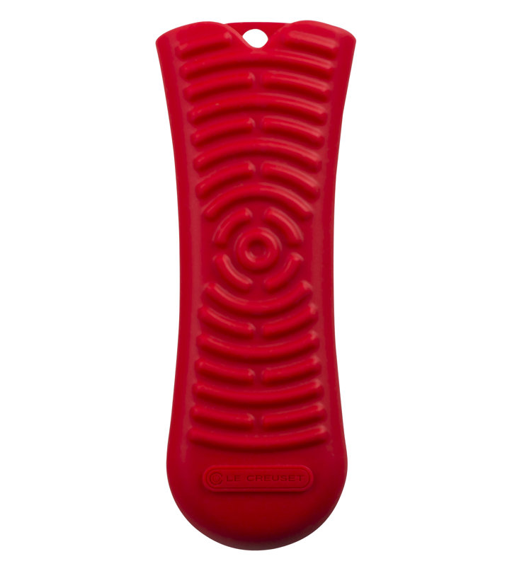 Cerise Red Silicone Heat-Resistant Handle Sleeve
