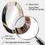 Miroir mural ovale doré et rose avec tourbillons vibrants III-712815208