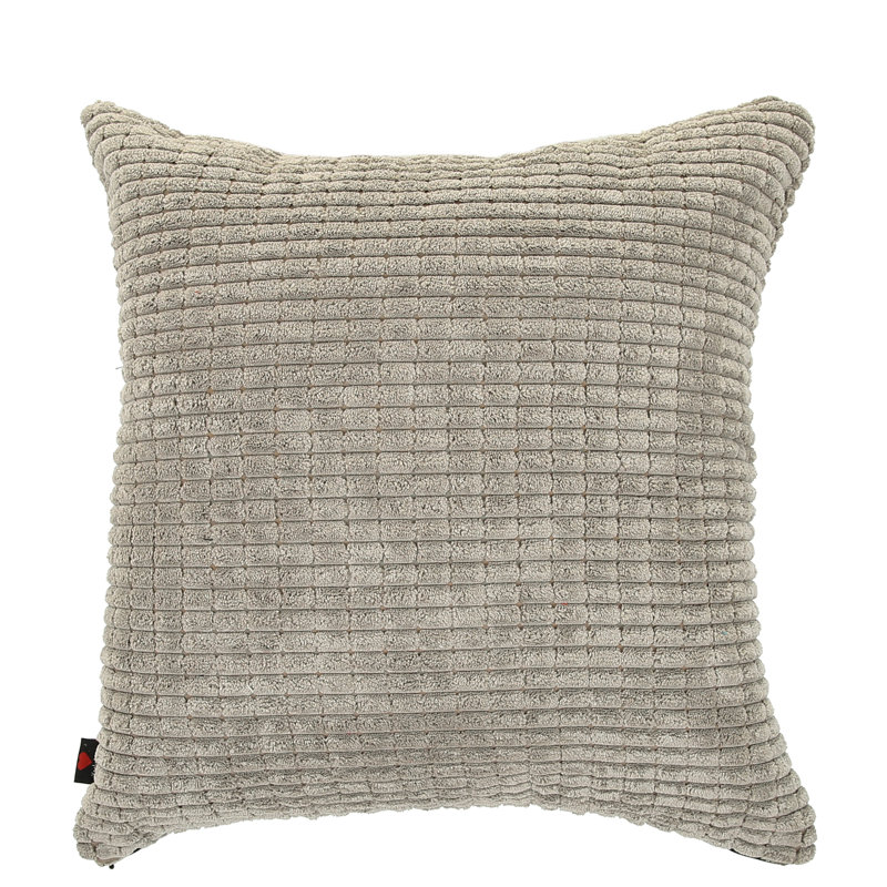 Alston Square Cushion, Large, Grey