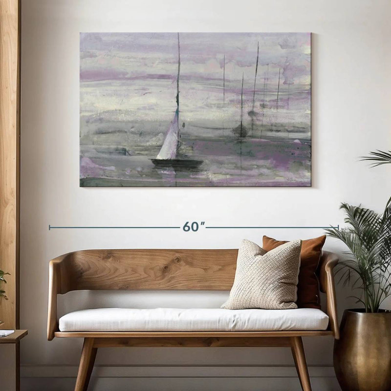 Mehar Ice Sailing Purple, 32" H x 48" W