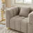 44In Oversized Boucle Tufted Accent Chair-703041410