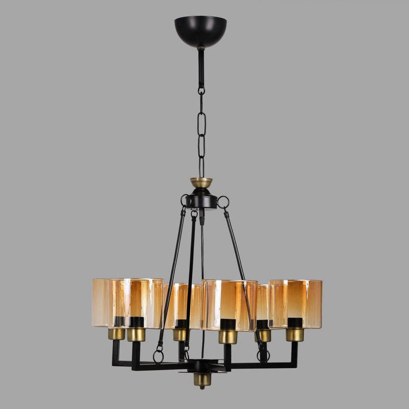 Fenderson 6 - Light Shaded Chandelier