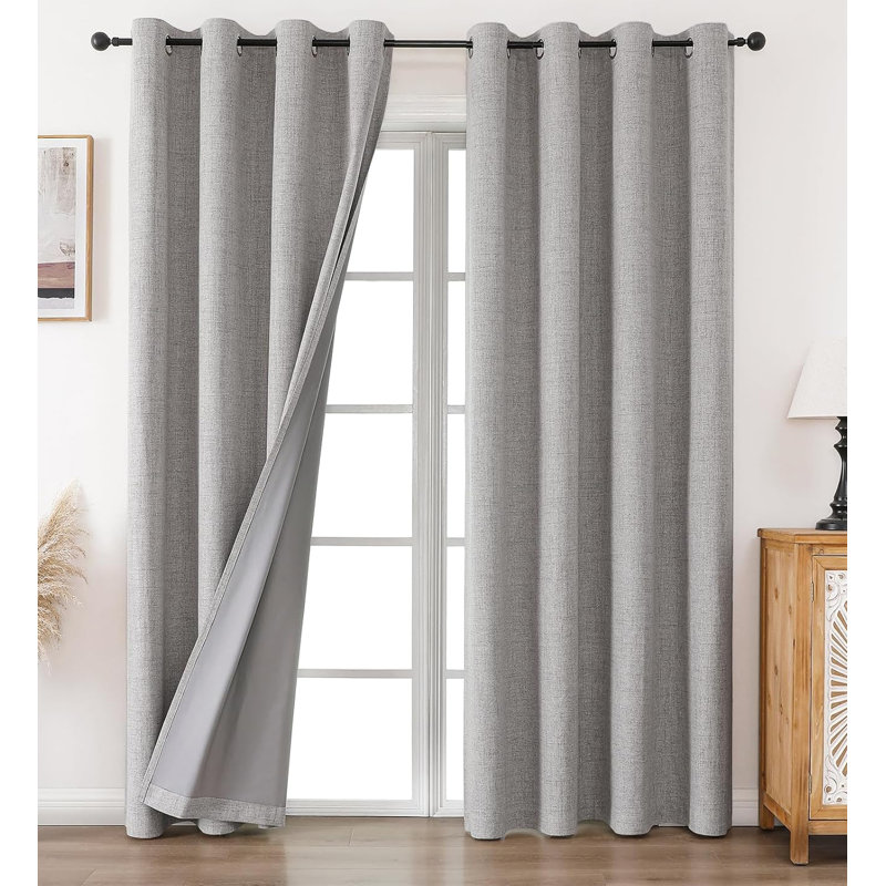 Blackout Curtain Pair, Off White