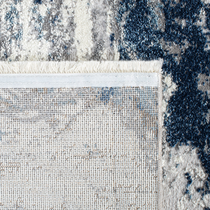 Byata 800 Performance Abstract Rug, Runner 2' x 8'