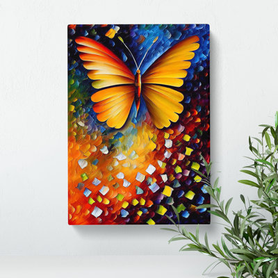 Solo Butterfly No.2 - Wrapped Canvas