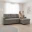 Canapé modulaire en L avec canapé-lit-765531768