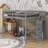Jakema Full Size Loft Bed with Built-in Storage Wardrobe and Staircase-1011061224