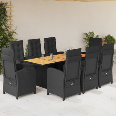 Sena Rectangular 9 8 190Cm L Outdoor Table Set