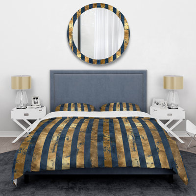 Ensemble de housse de couette Glamour Pinstripe I - Glam