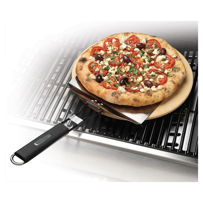 Nordic Ware 3 Piece Pizza Stone Set Baking Pizza Pan with Pizza Cutter &  Rack