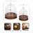 Claussen Two-Piece Glass Cloche Decor Set