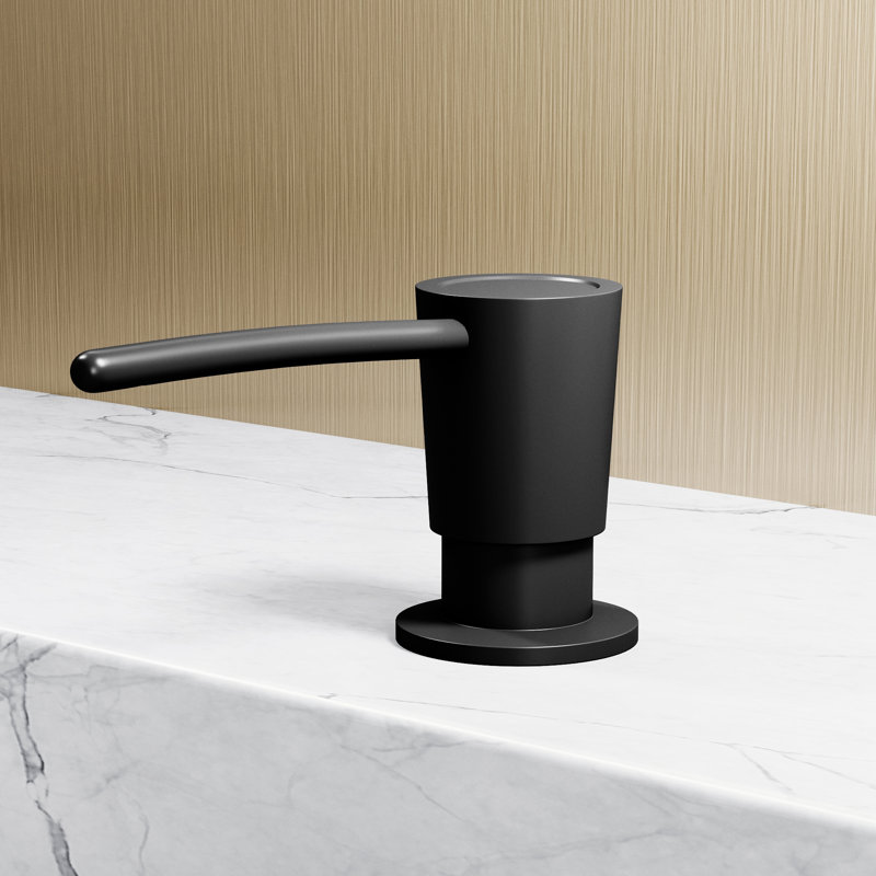 Distributeur de savon de cuisine, Noir mat