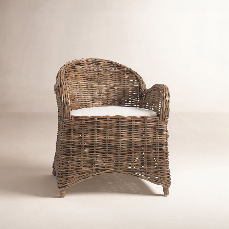 Fauteuil Attina, Brun