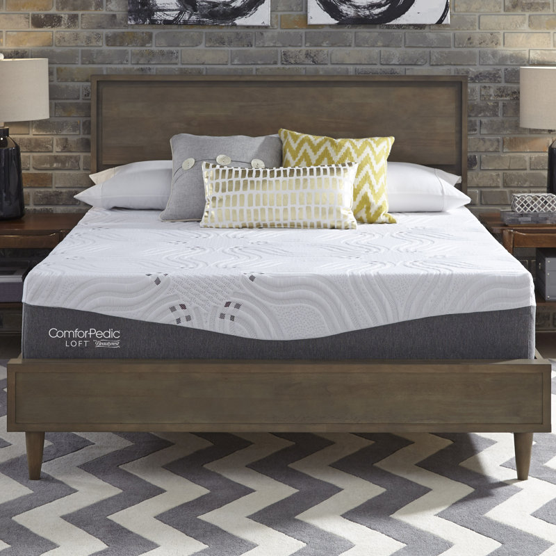 ComforPedic Loft from Beautyrest Firm Gel Memory Foam Mattress, Queen, 14"