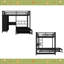 Lit superposé avec garde-robe intégré, lit superposé en métal avec lit gigogne, bureau pliable, échelles, conception à réduction de bruit-1436236064
